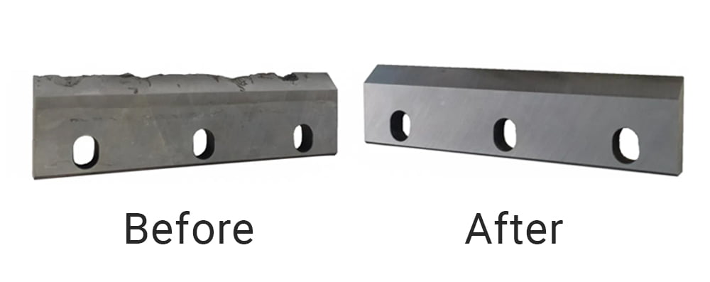 granulator blade resharpening service